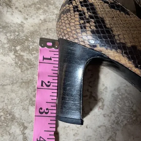 Laure by Ralph Lauren Snakeskin Heels INV7 - Picture 10 of 11